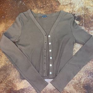 Brandy Melville Brown cardigan